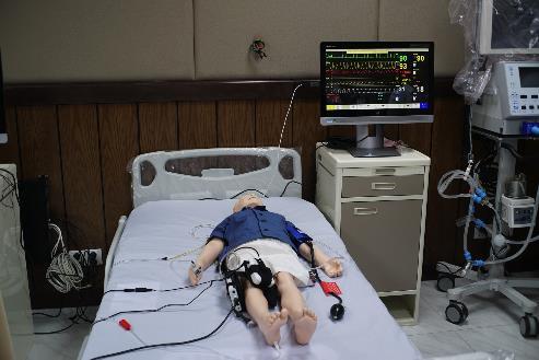 A well-equipped simulation center with international standards