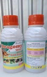 Thuốc trừ sâu Dragomy có hoạt chất chlorpyrifos dộc tính cao, tác dụng kéo dài, gây khó khăn cho bác sĩ điều trị.