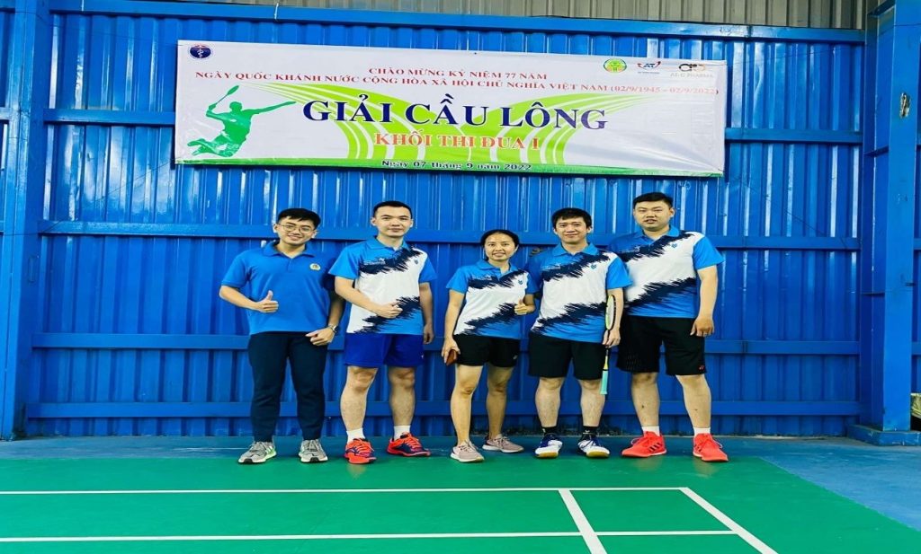 Đội thi đấu cầu lông Bệnh viện Nhi Đồng Thành Phố
