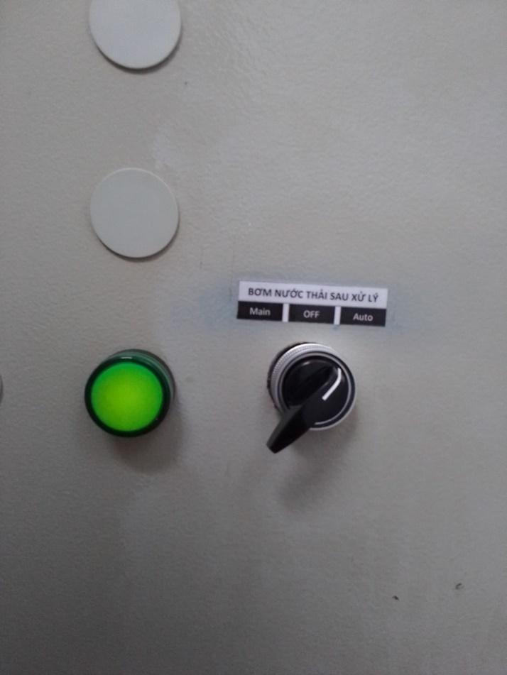 Tủ điện điều khiển bơm nước thải sau xử lý