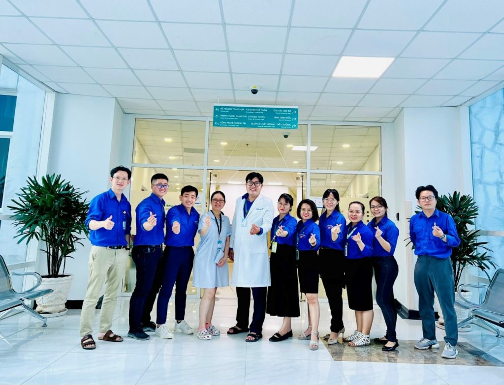 Ban chấp hành đoàn thanh niên Bệnh viện Nhi Đồng Thành Phố.