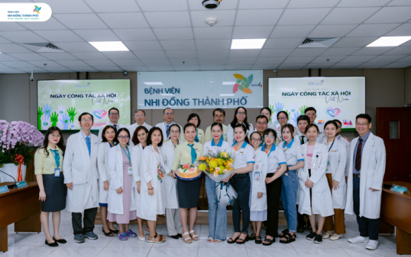 Ngày Công tác xã hội 25/3: Rộn ràng hoạt động ý nghĩa tại Bệnh viện Nhi Đồng Thành Phố