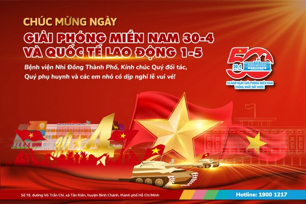 chúc mừng Đại Lễ 30/4 và Quốc tế Lao động 1/5