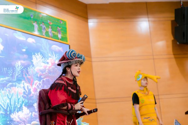 Vở nhạc kịch "Đại náo long cung" - Món quà hè rực rỡ tại Bệnh viện Nhi Đồng Thành Phố