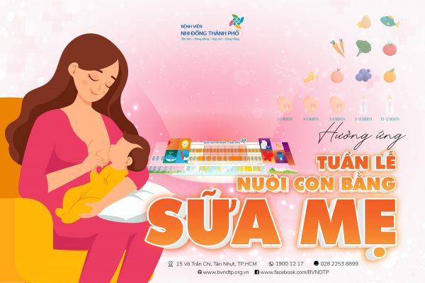 Hưởng ứng Tuần lễ Thế giới nuôi con bằng sữa mẹ (1 – 7/8/2025)
