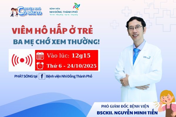 Chương trình truyền thông giáo dục sức khỏe: Viêm hô hấp ở trẻ em