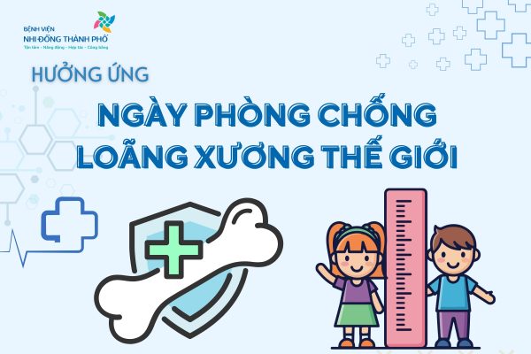 Bệnh viện Nhi Đồng Thành Phố hưởng ứng Ngày Phòng, chống loãng xương thế giới 2025
