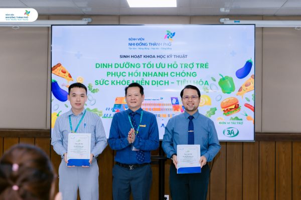 Sinh hoạt khoa học kỹ thuật “Dinh dưỡng tối ưu hỗ trợ trẻ phục hồi nhanh chóng sức khỏe miễn dịch – tiêu hóa”