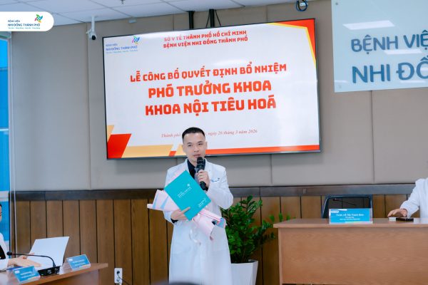 Lễ công bố Quyết định bổ nhiệm Phó trưởng Khoa Nội tiêu hóa