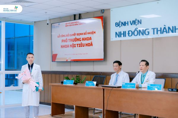 Lễ công bố Quyết định bổ nhiệm Phó trưởng Khoa Nội tiêu hóa