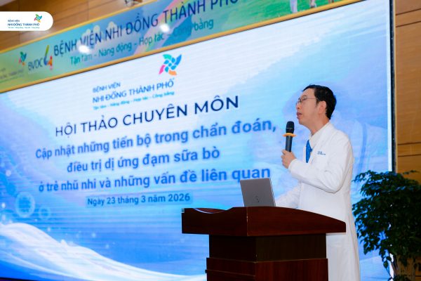Hội thảo chuyên đề: "Cập nhật những tiến bộ trong chẩn đoán, điều trị dị ứng đạm sữa bò ở trẻ nhũ nhi và những vấn đề liên quan”