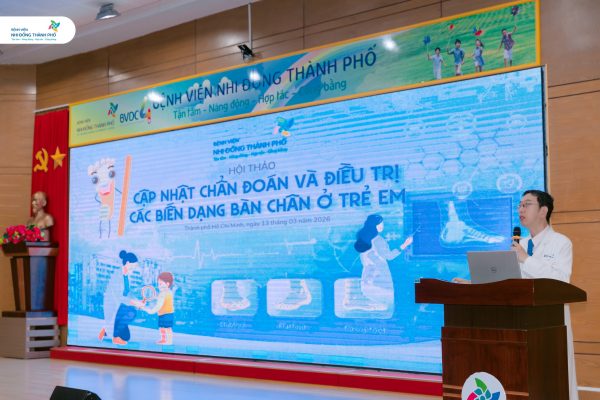 Sinh hoạt khoa học kỹ thuật tháng 3: “Cập nhật chẩn đoán và điều trị các biến dạng bàn chân ở trẻ em”